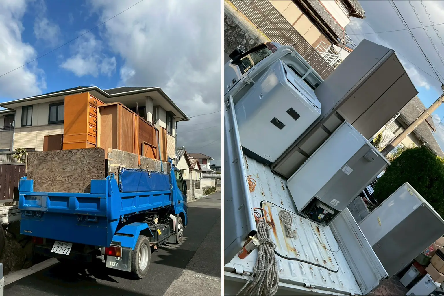 不用品回収の作業事例